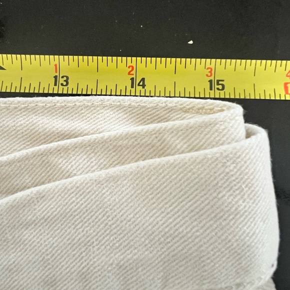 Lucky brand Utility mini skirt with belt 30” waist 16” length cotton belted - Picture 8 of 10